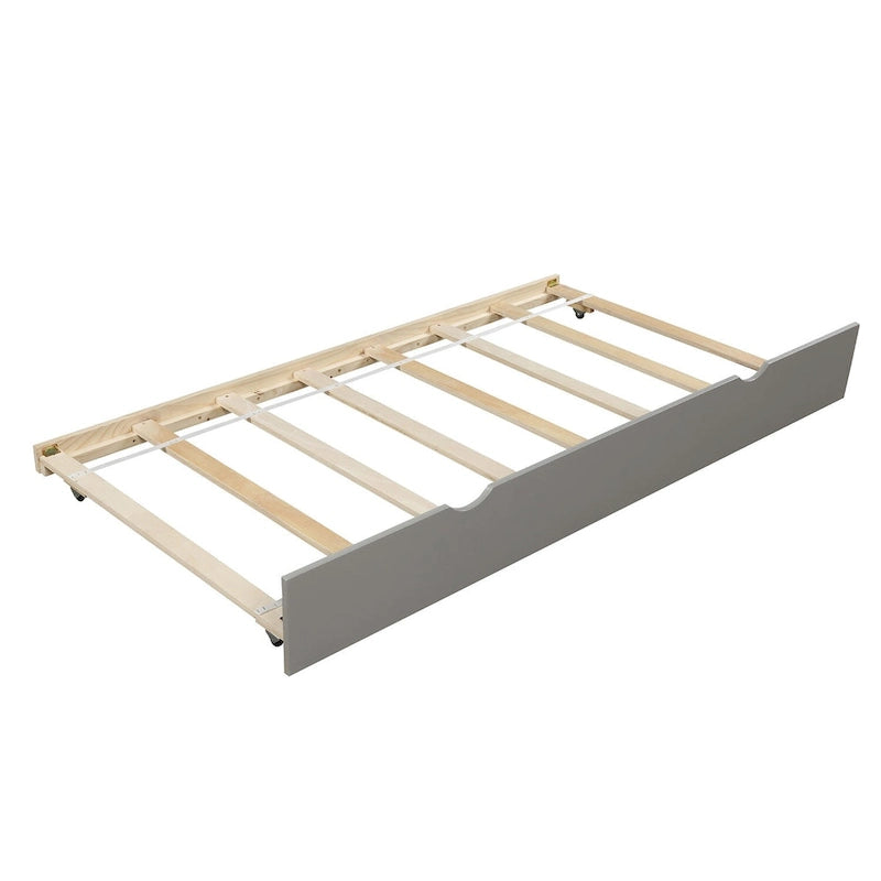 Grey Pine Twin Daybed with Trundle